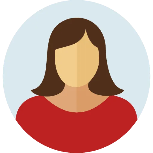 Woman User Circle Icon